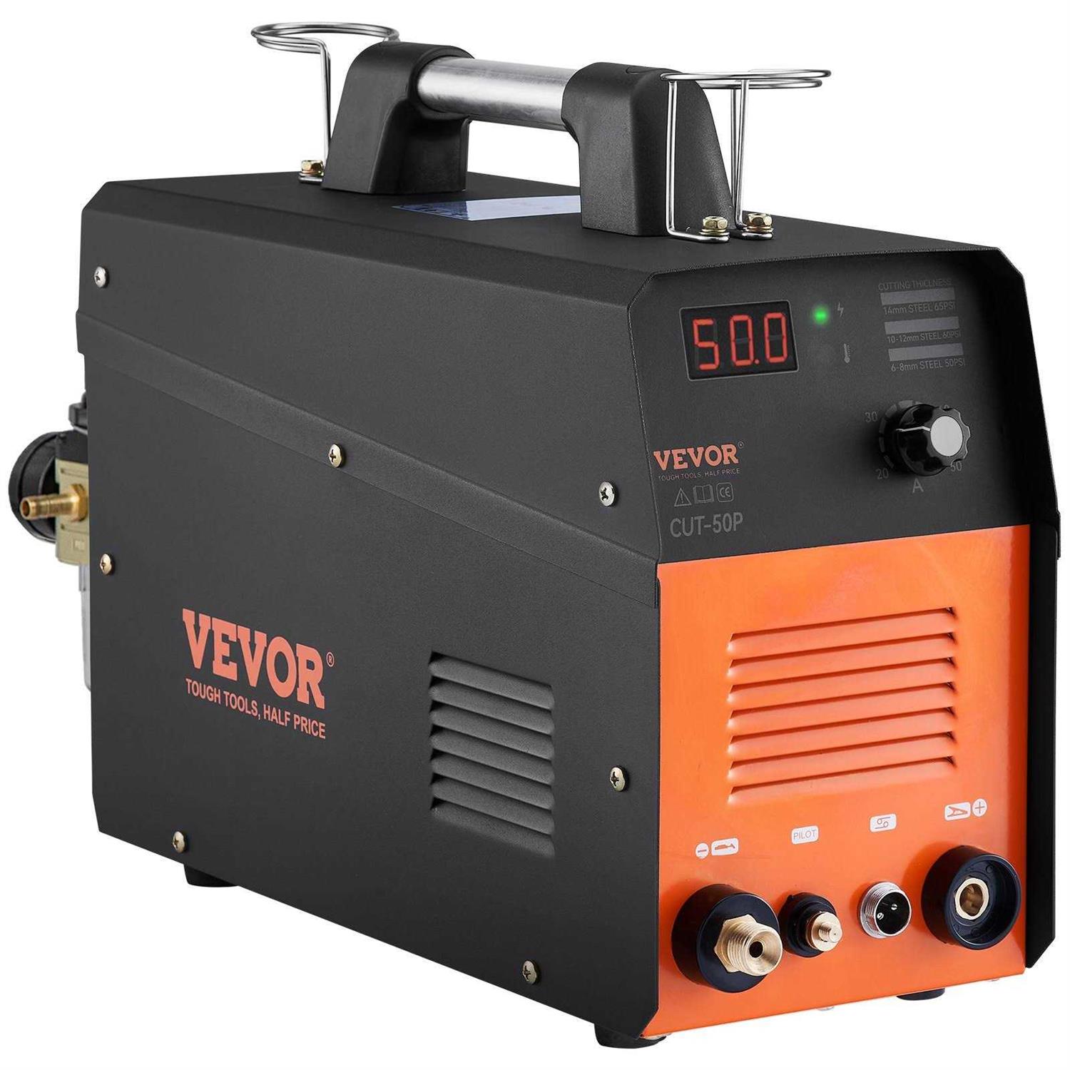 VEVOR Plasma Cutter 50Amp Non-Touch Pilot Arc Air Cutting Machine with Torch - Shop Hardware Tools Online Store
