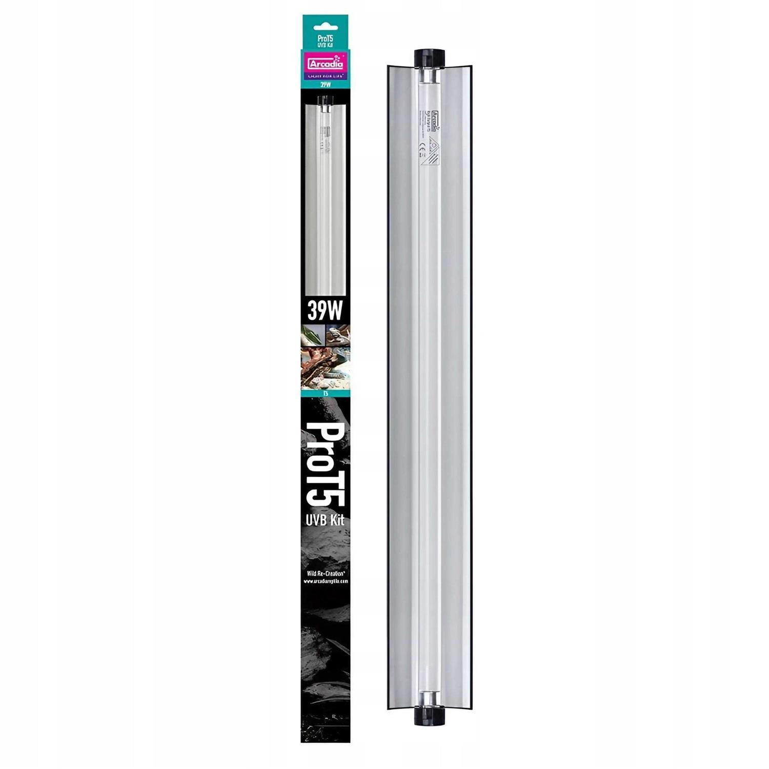 Arcadia 584505 Pro T5 UVB Kit 39W Desert with D3+ 12% Reptile Tube - Pet Supplies online store