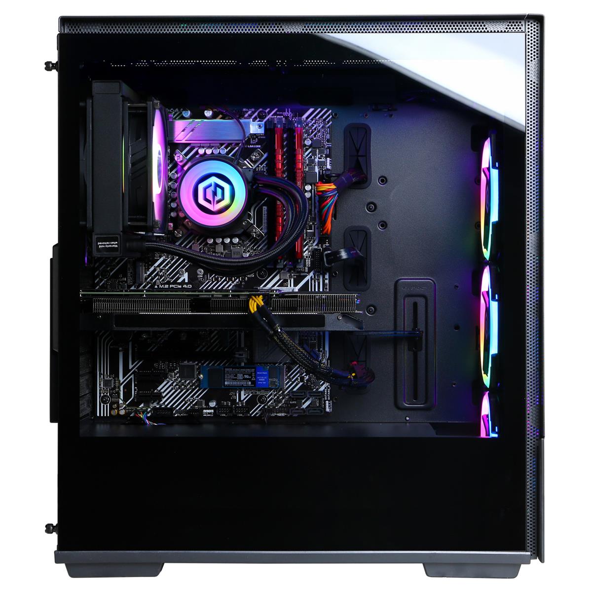 Gamer Supreme Liquid Cool Gaming Desktop Computer, Intel Core i7-12700KF 3.6GHz, 16GB RAM, 1TB SSD, NVIDIA GeForce RTX 3070 Ti 8GB, Windows 11 Home
