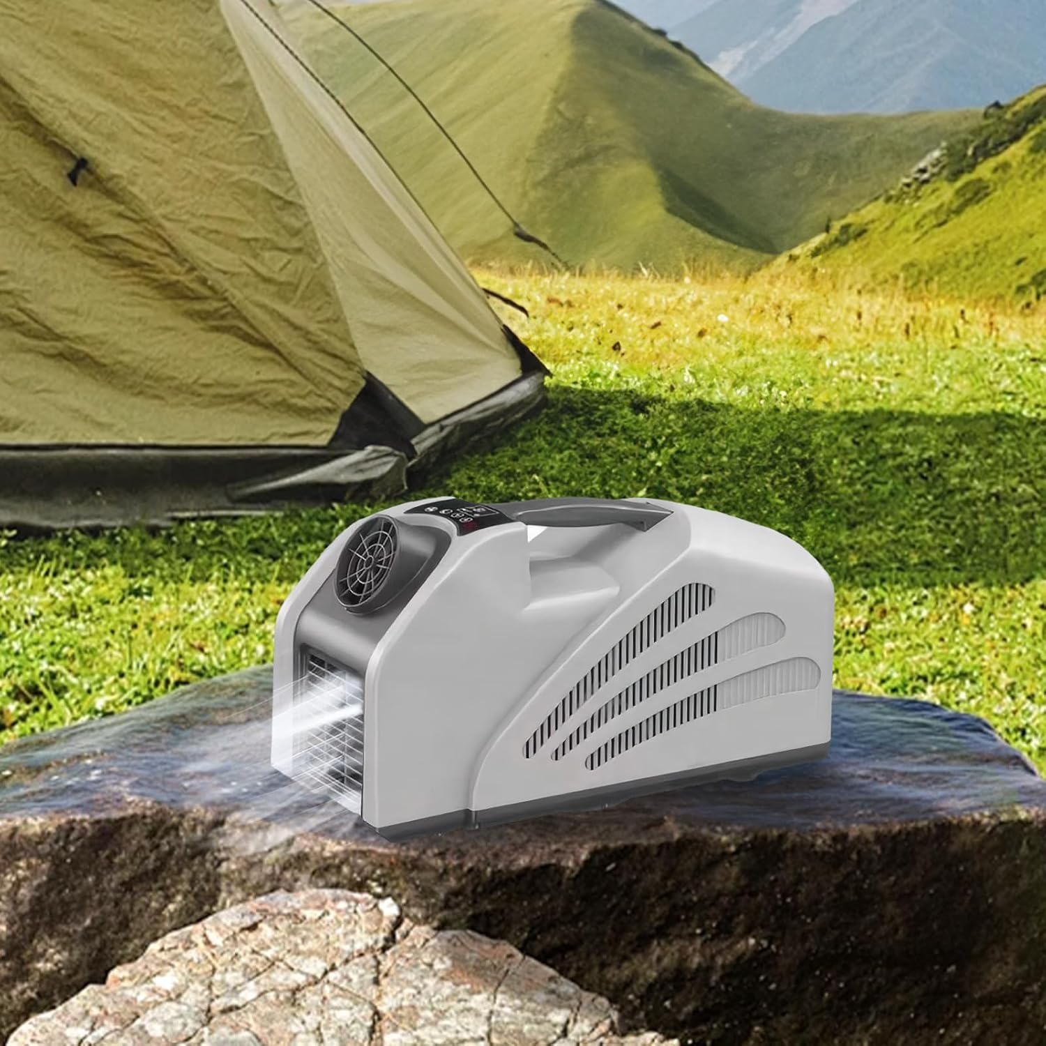 Portable Air Conditioners, Tent Air Conditioner, Car Air Conditioner, 2350btu, Suitable For Camping Tent、Rv、Pet House、Fishing、Outdoor Indoor、Home Use