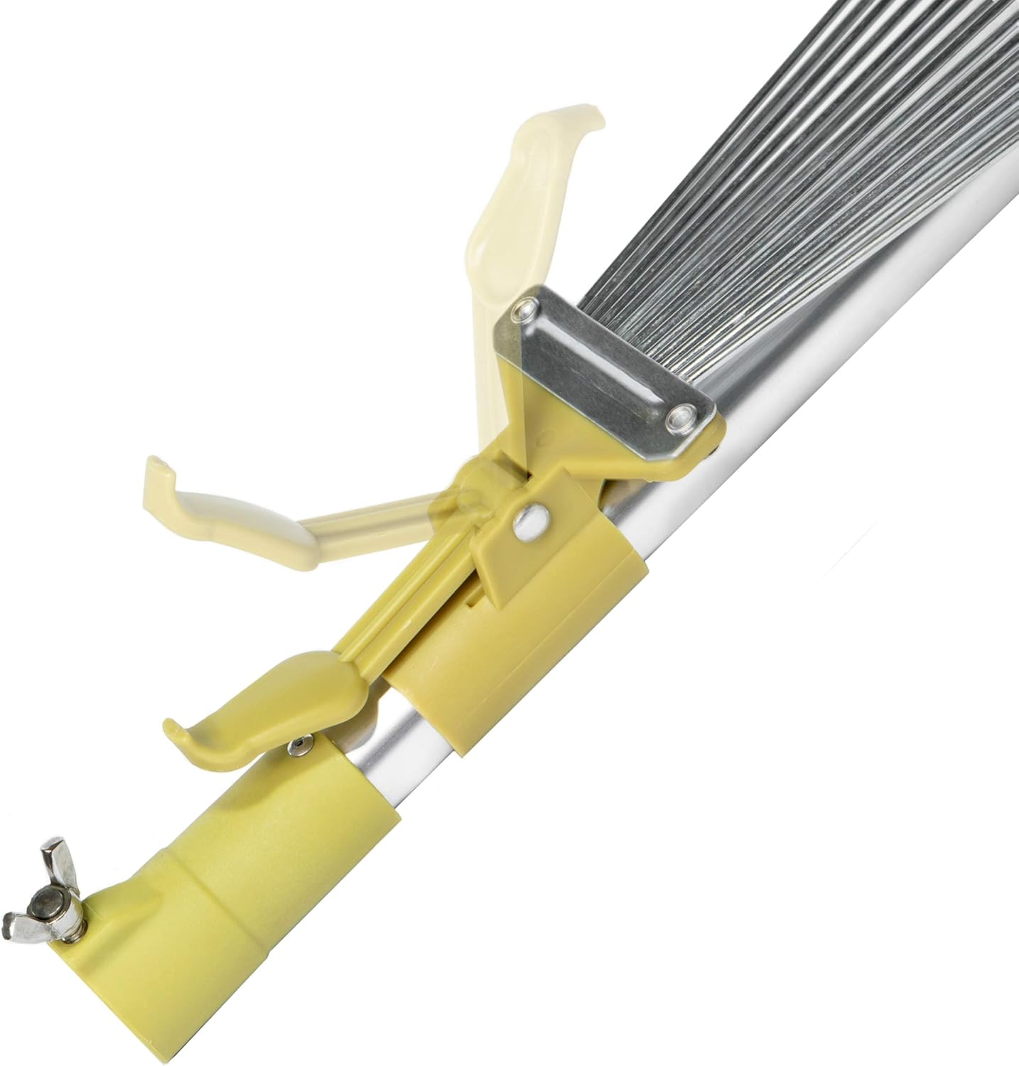 DOCAZOO - DocaPole Roof and Yard Rake Extension Pole - Adjustable, Telescopic, Clean Leaves, Sticks and Debris - 6 to 24 foot