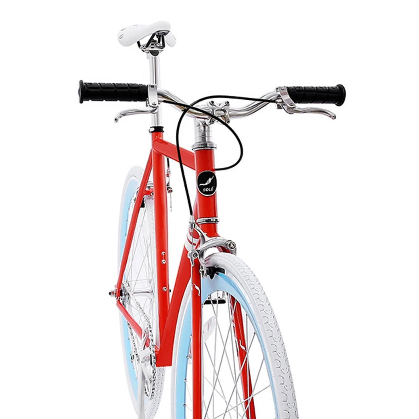 Sole Bicycles The OFW II Single Speed 29x22 Road Bike/21x22 Frame - Red