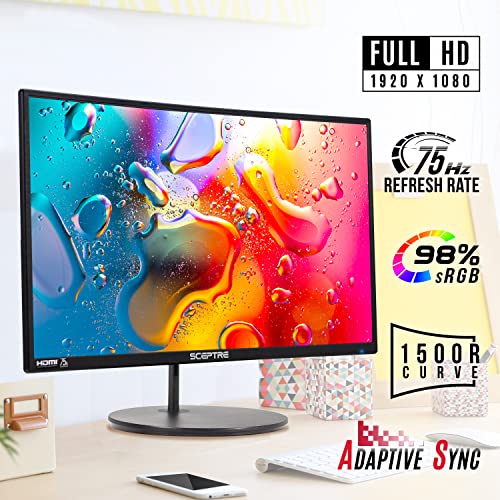 Sceptre Curved 27" Gaming Monitor Build-in Speakers