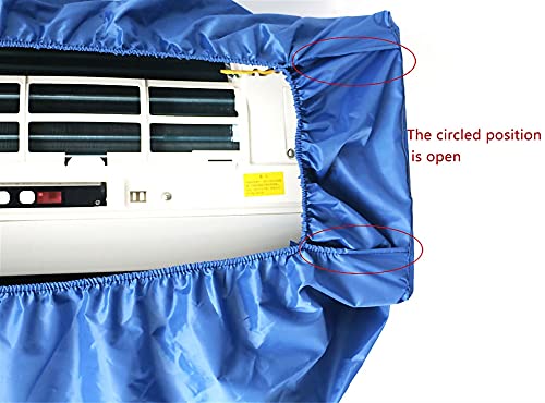 Air Conditioner Cleaning Cover Air Conditioner Cleaning Cover, Split Cleaning kit Wall Mounted Air Conditioning Cleaner Kit Dust Washing Clean Protector Bag Aircon Washbag Waterproof with Drain Outlet