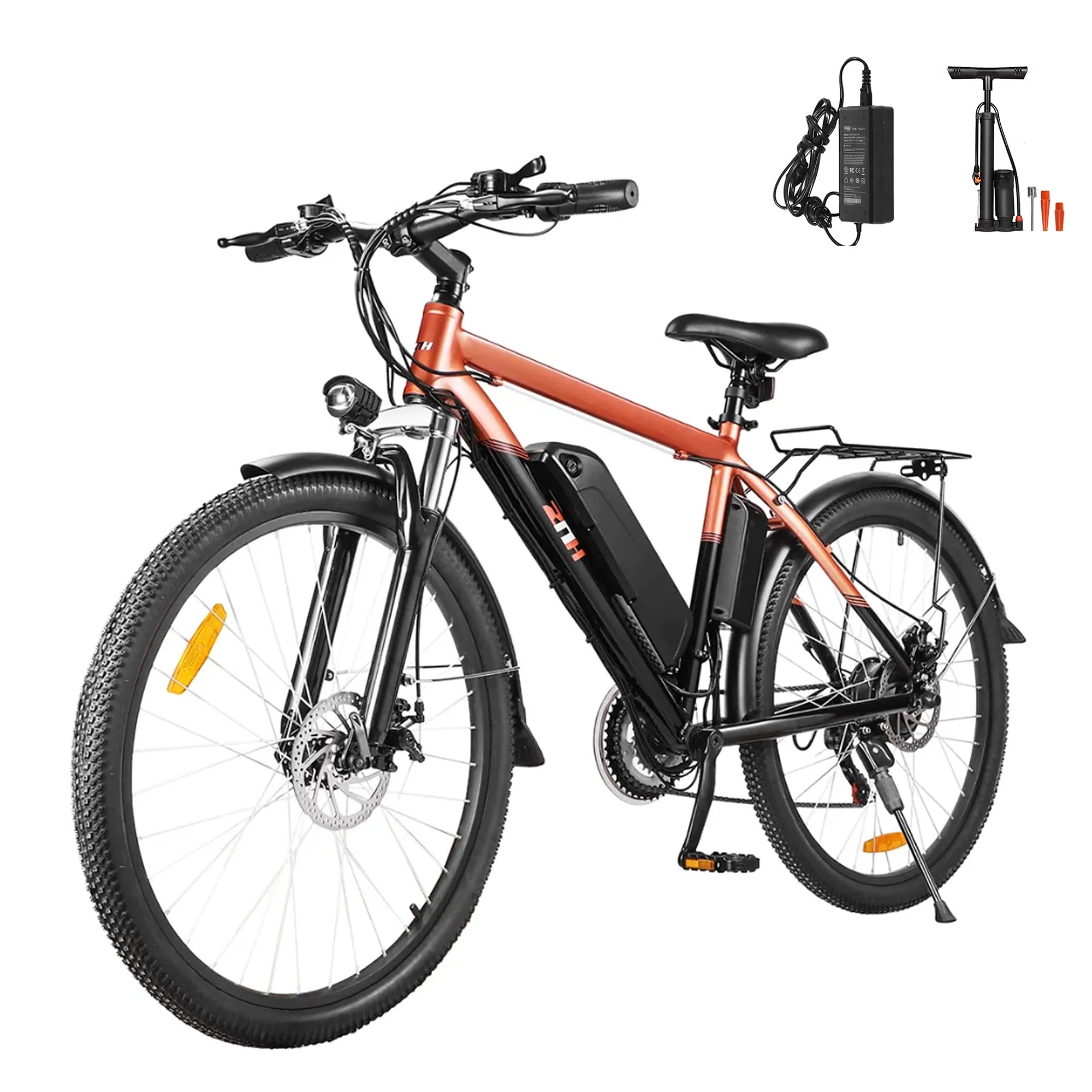 ZNH Electric Bike 26 Electric Mountain Bicycles 350W Motor E bike 21 Speed 36V 10Ah Electric Commuter Bike 20MPH Black Electric Bicycle Ebike