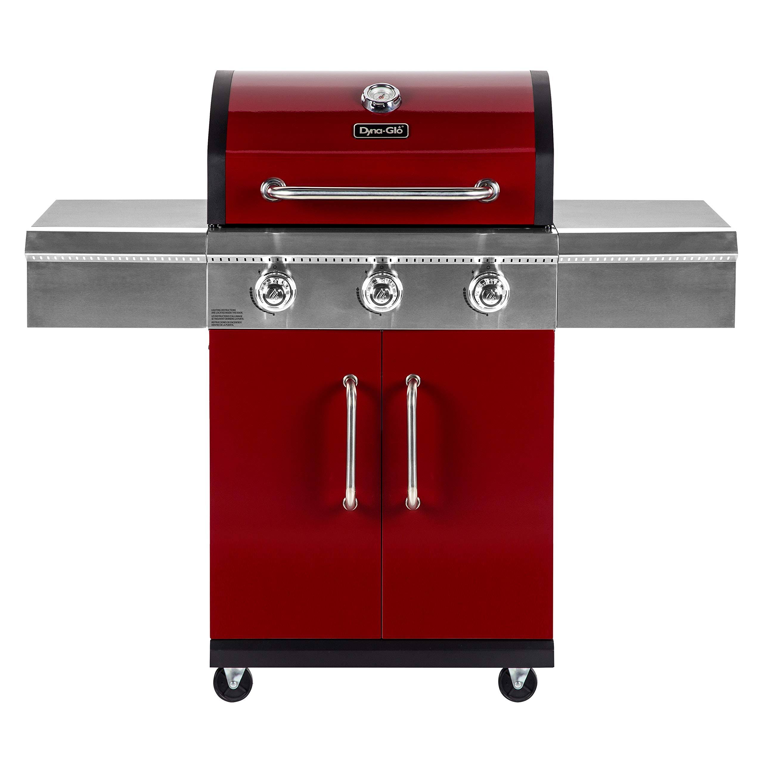 Dyna-Glo 3 Burner LP Gas Grill - Red