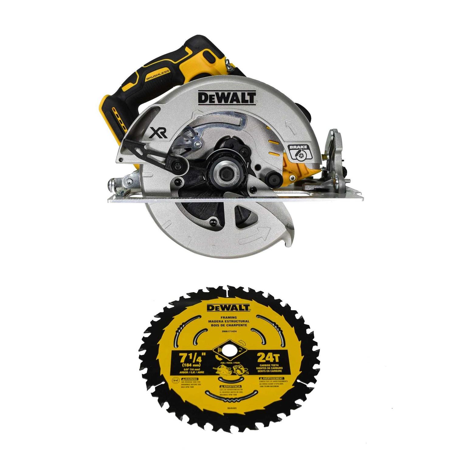 Dewalt DCS574B 20V MAX XR Brushless 7-1/4 Cordless Circular Saw - Shop Hardware Tools Online Store