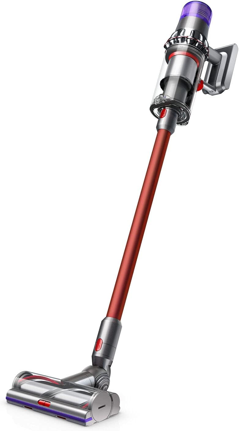 Dyson (Renewed) V11 Animal + Cordless Stick Vacuum Cleaner I Pet Hair Clean I 14 Cyclones I Fade-Free Power I Battery Operated I Whole-Machine Filtration I Wall Mounted I Red