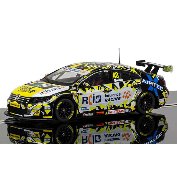 Scalextric Slot Car C3864 BTCC VW Passat, Aron Smith