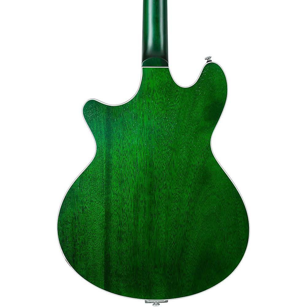 Schecter T S H-1B 6-String Semi-Hollow-Body Electric Guitar Emerald Green Pearl