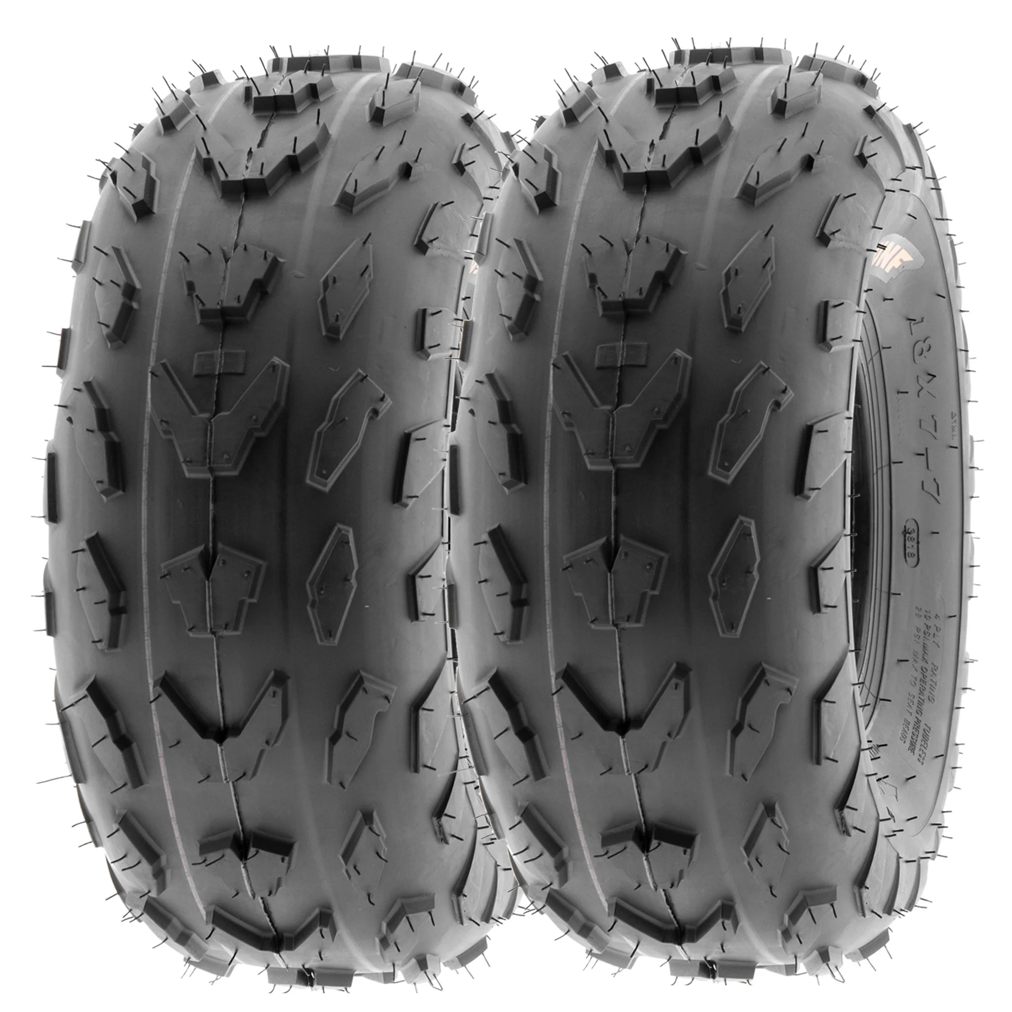 SunF All Trail ATV UTV Tires 18x7-7 4 PR A007 (Pair of 2)