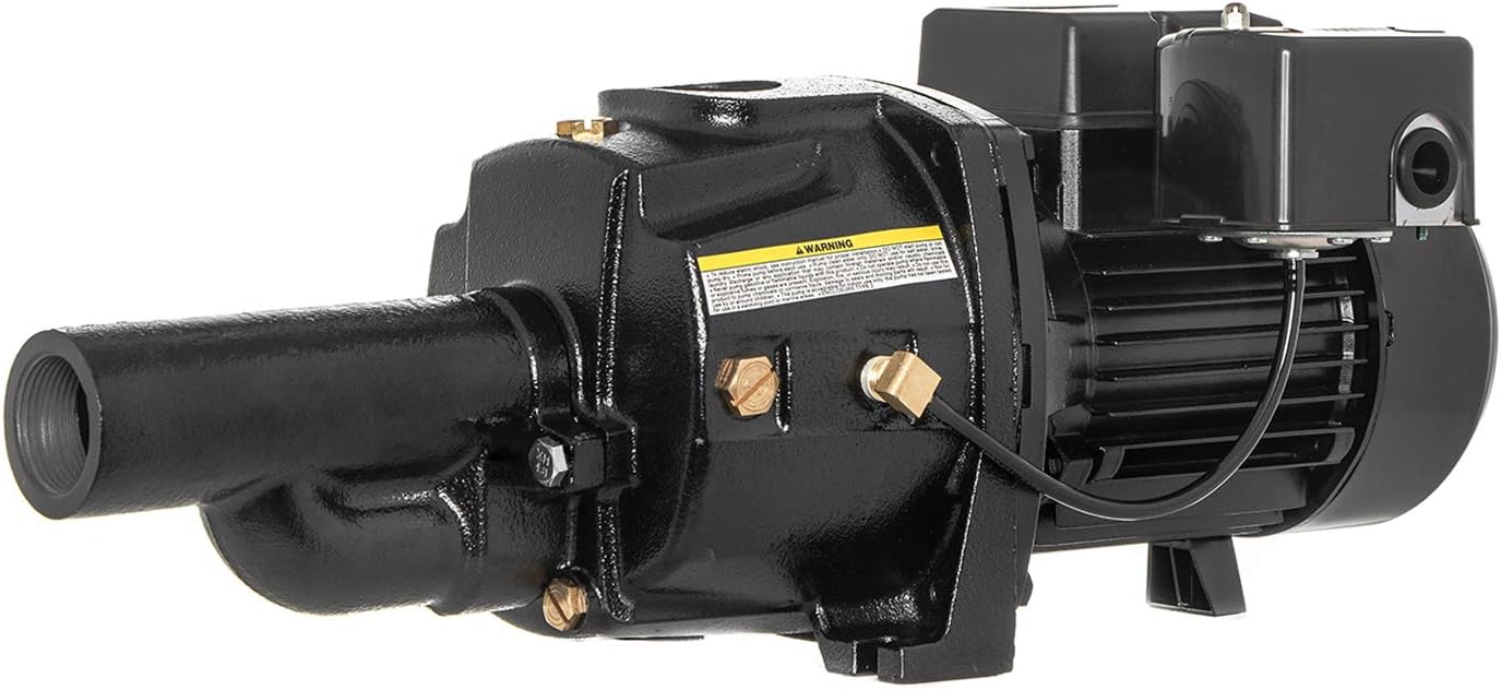 RainBro 1 HP Cast Iron Convertible jet well pump, Deep Well Pump with Ejector Kit, Model# CCW100