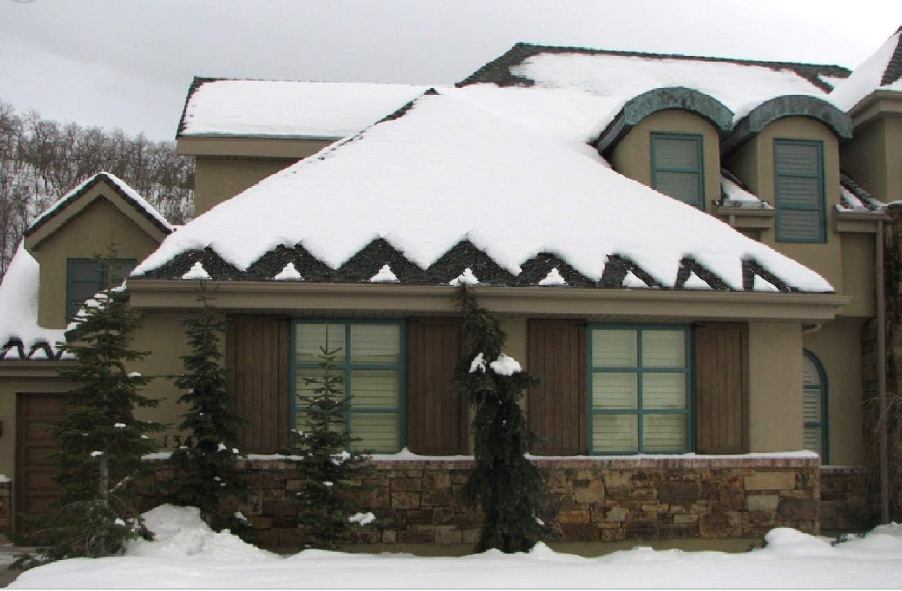 H&G lifestyles Roof Snow De-Icing Heating Cable Self-Regulating-Plug-in Ready Heat Cable 140 feet 8 Watts Per Foot