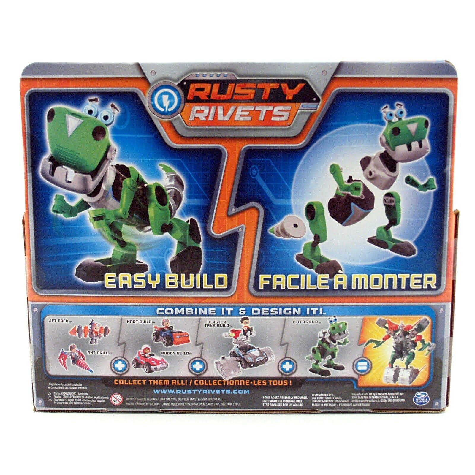 Rusty Rivets - botasaur Buildable Figure with Lights and Sounds for