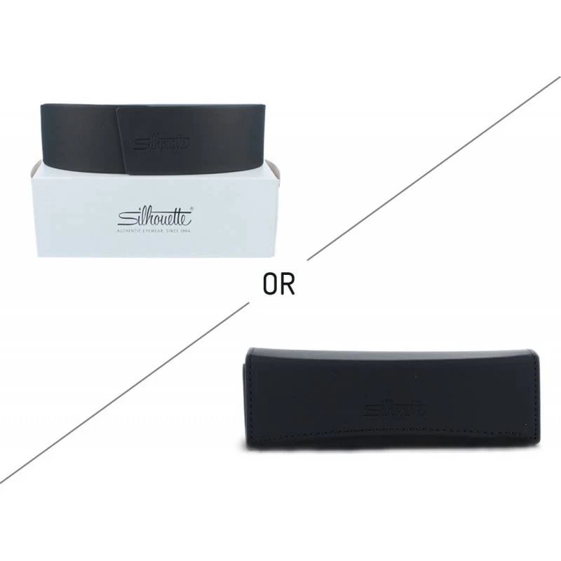 Silhouette Fusion 5474/40 6061 Glasses Black and Blue 52mm