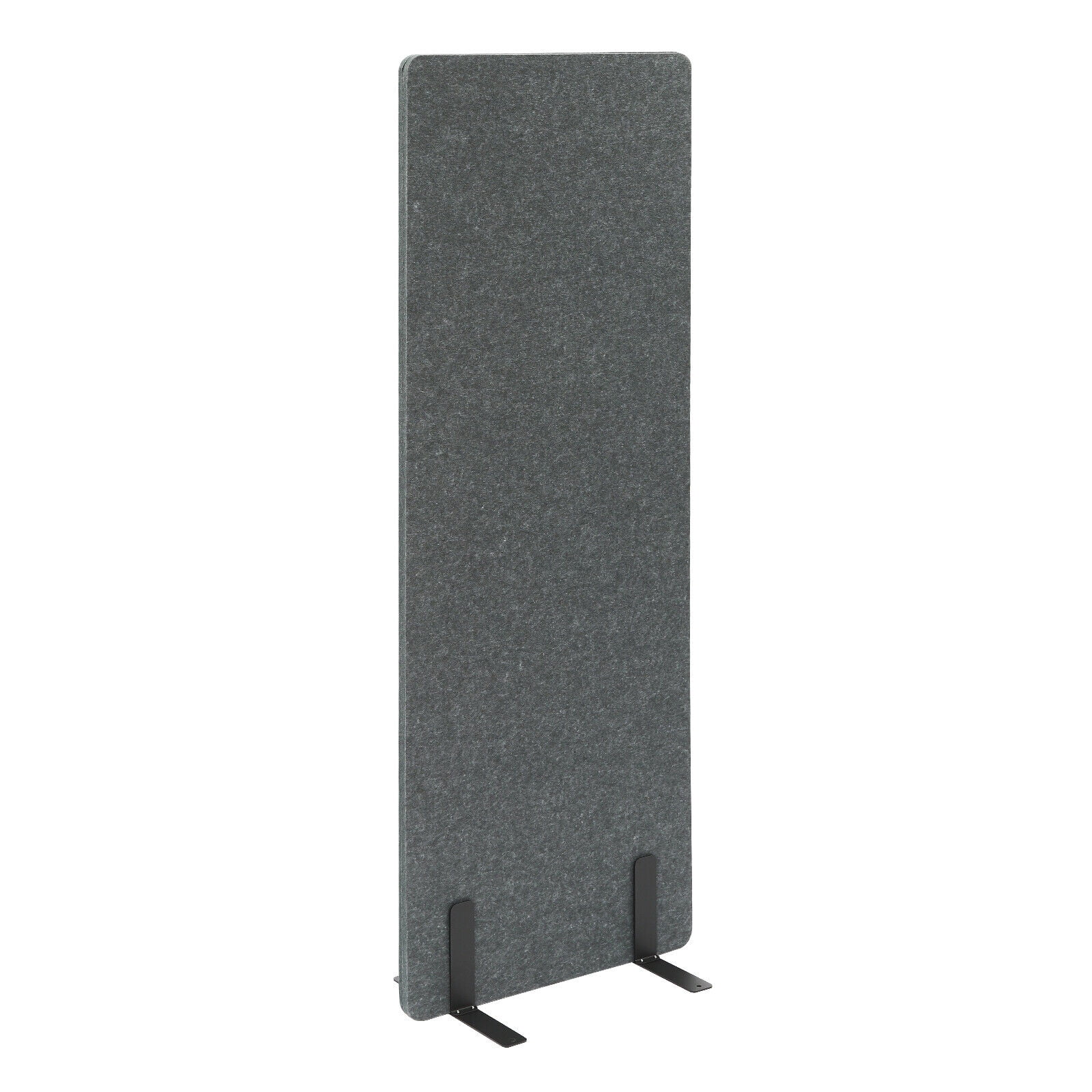 Miumaeov Freestanding Office Partition Noise Reducing Acoustic Room Wall Divider Privacy Screen with Lockable Wheels Temporary Room Separator W24" X H66