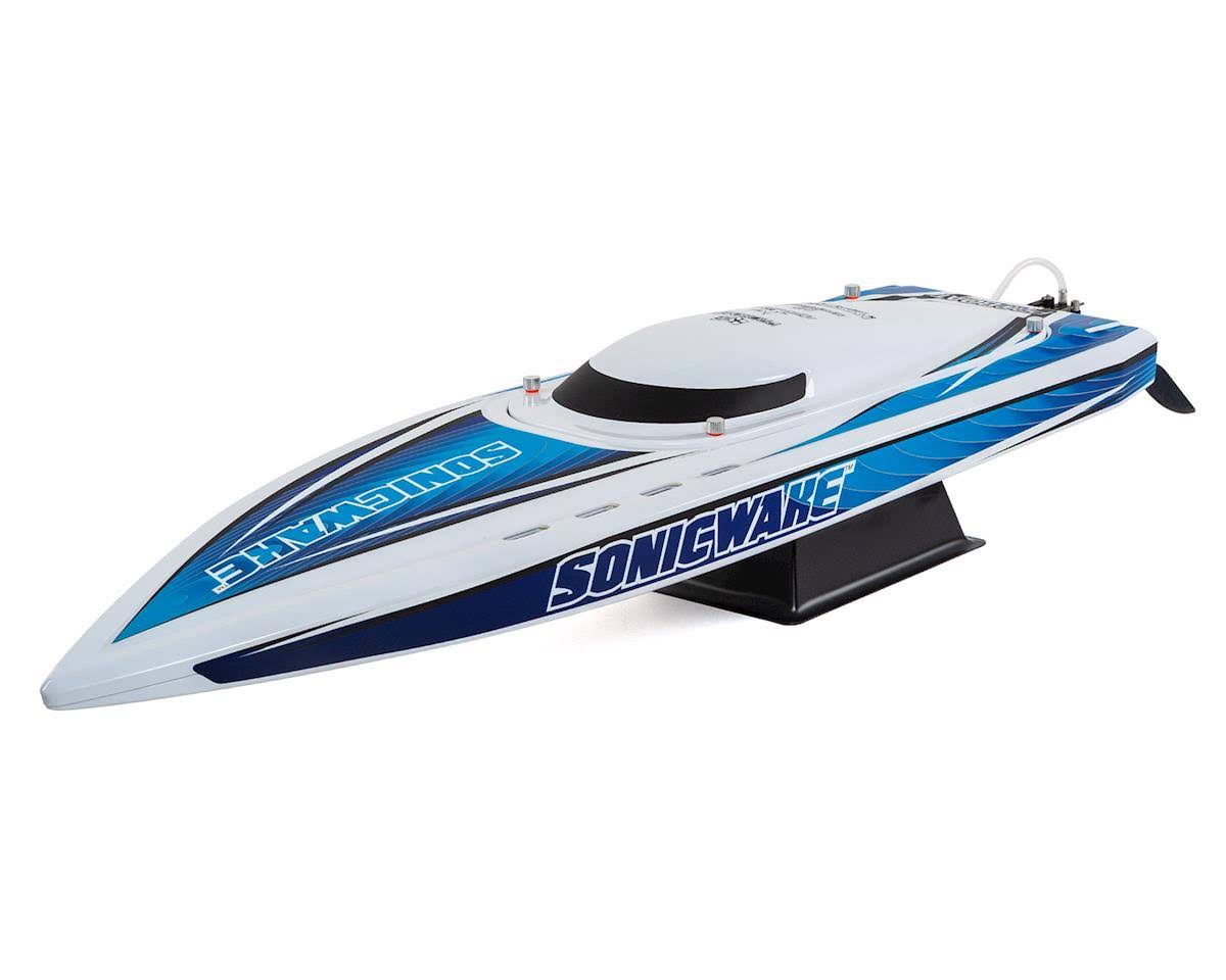 Pro Boat Sonicwake 36x22 Self-Righting Brushless Deep-V RTR, White