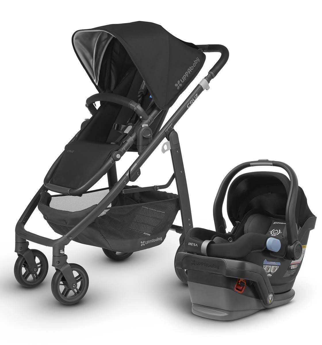 UPPAbaby Cruz Stroller Mesa Car Seat Bundle Jake Black
