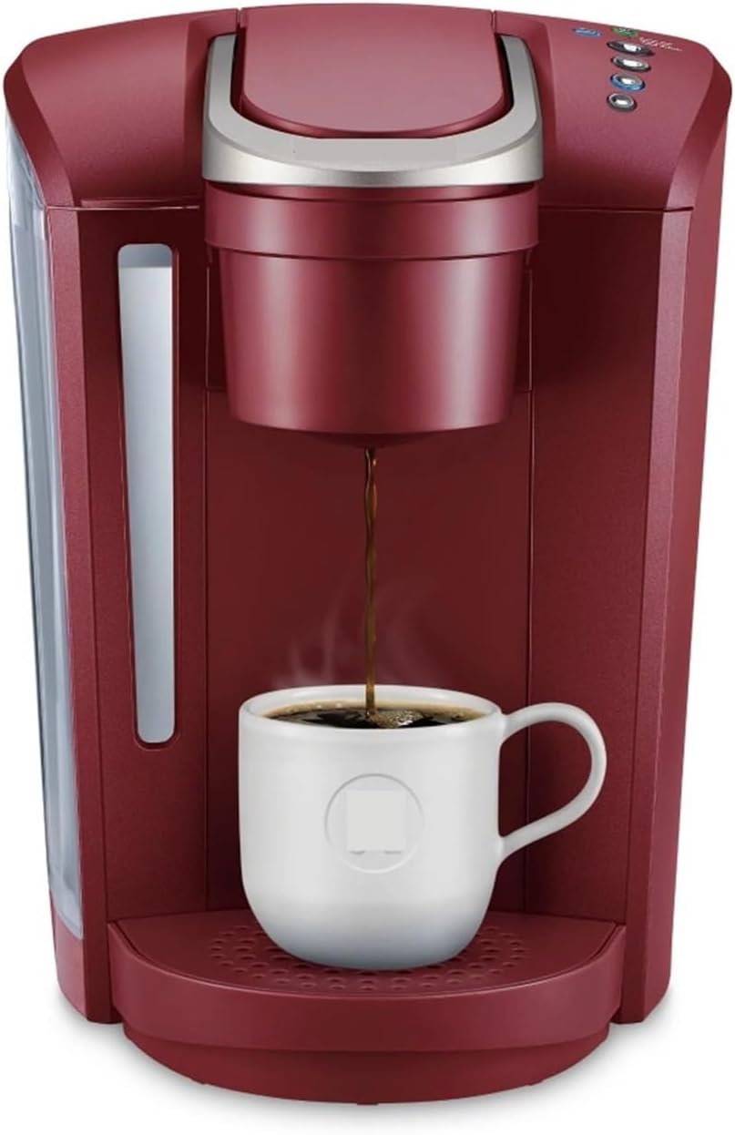 Single-Serve Pod Coffee Maker Coffee Machines Kitchen Appliances Vintage Red
