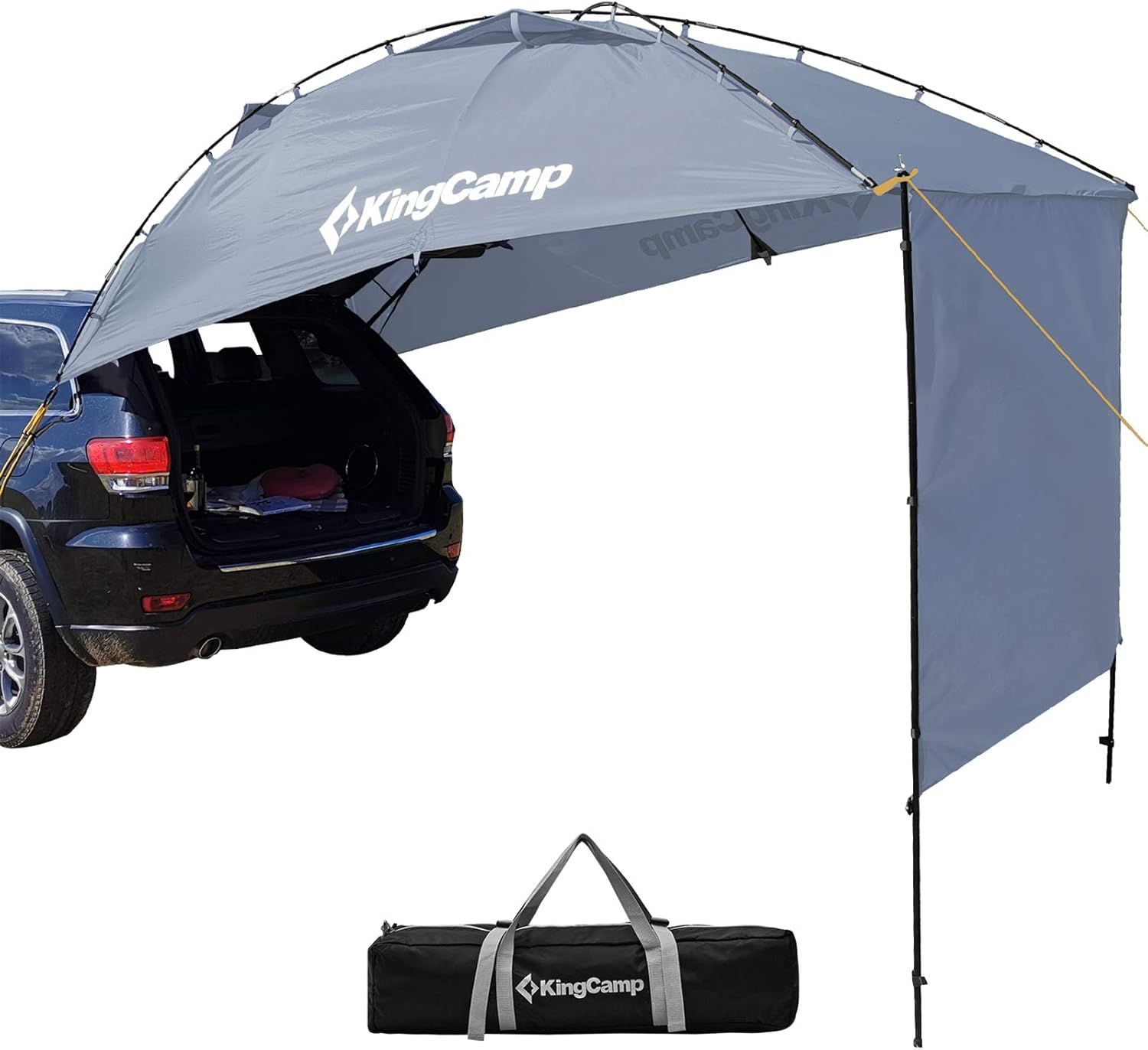 KingCamp Awning Shelter SUV Tent Auto Canopy Portable Camper Trailer Tent Roof Top Car Shelter for Beach SUV MPV Hatchback Minivan Sedan Family Camping Outdoor
