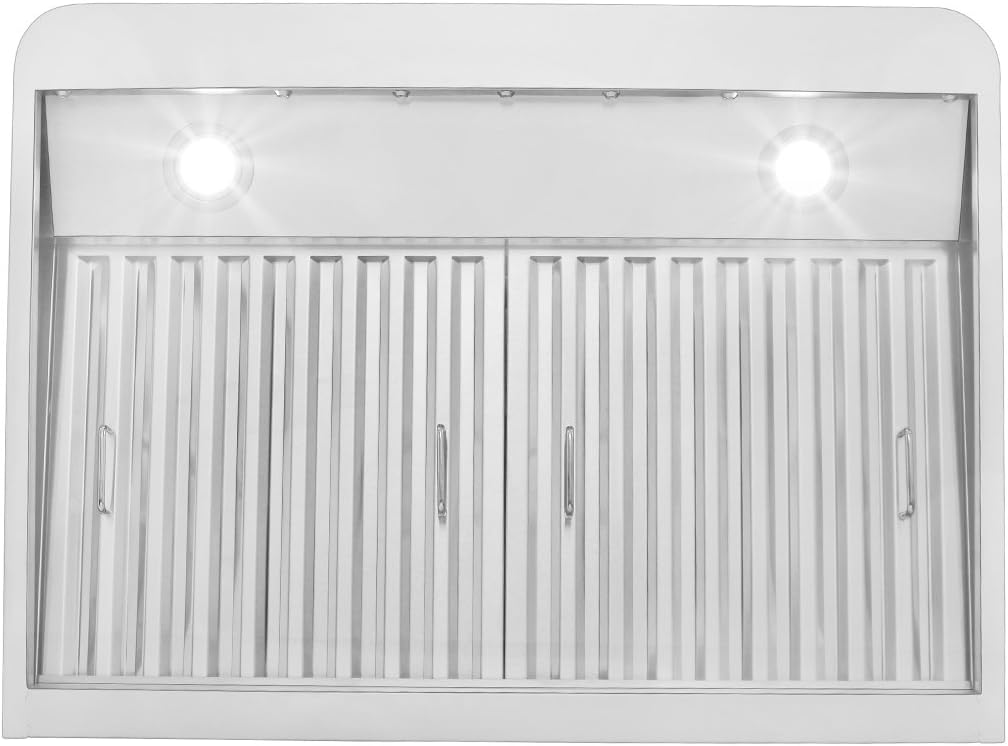 36 Inch Under Cabinet Wall Mount Range Hood 900 CFM Stainless Steel Baffle Filters Proline PLJW 113