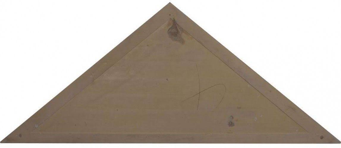 Ekena Millwork 2-1/8 in. x 48 in. x 20 in. Decorative Pitch Triangle Gable Vent