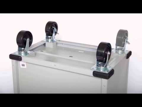 UltraHD Uhd20144B Rolling Cabinet, UltraHD 6-drawer, Satin