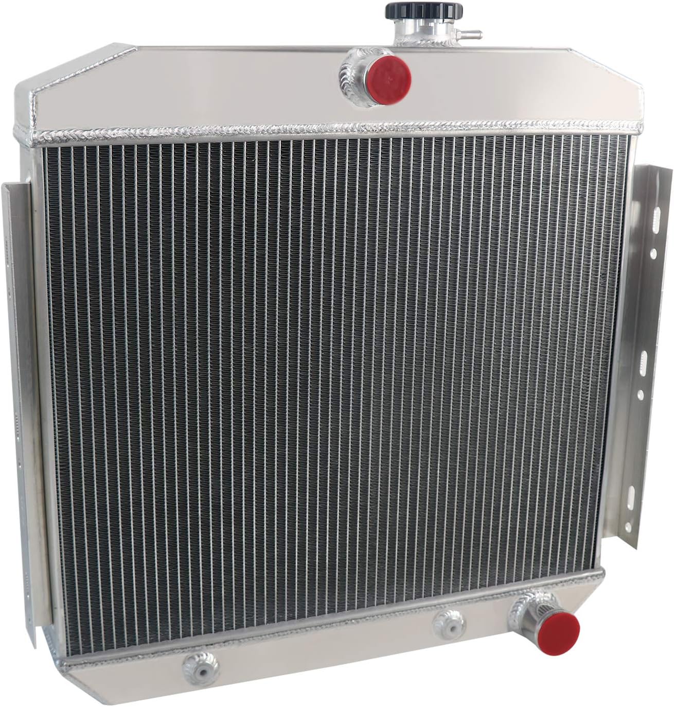 CoolingCare SB/BB 4 Row Core All Aluminum Radiator for 1955-1957 Chevrolet Tri-Five, Bel Air/Nomad/ 150/210