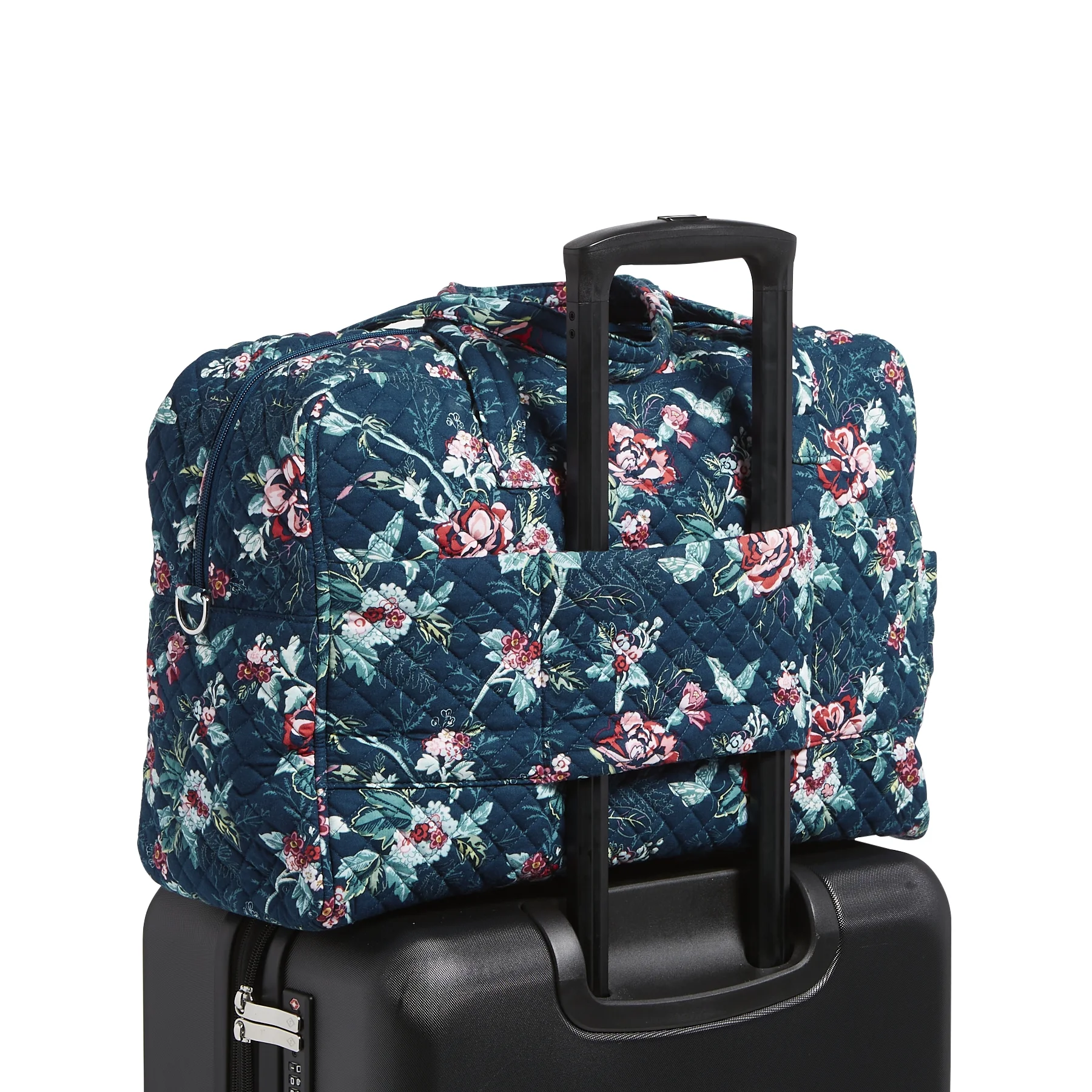 Vera Bradley Women's Cotton Weekender Travel Bag Rose Toile