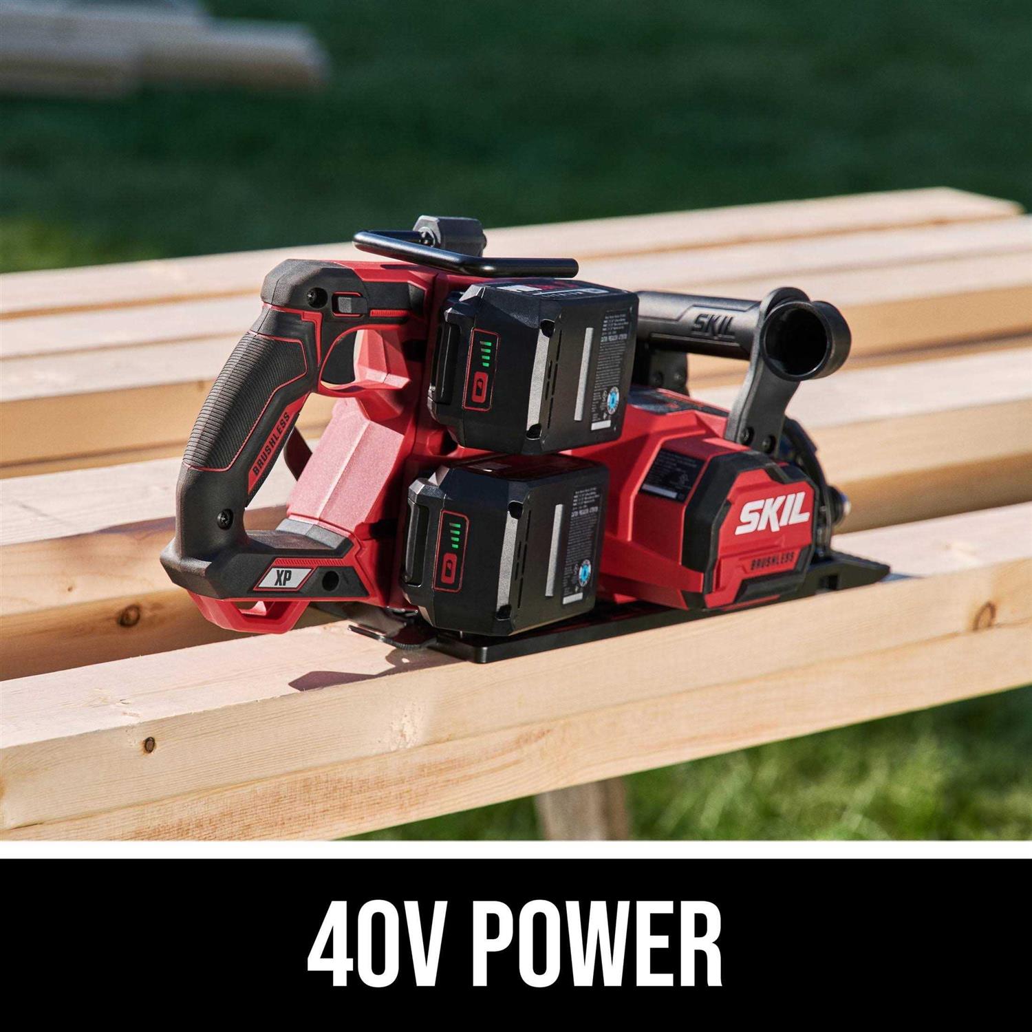 SKIL PWR CORE 20 XP Brushless 7-1/4 Rear Handle Circular Saw Kit CR5429B-20 - Shop Hardware Tools Online Store