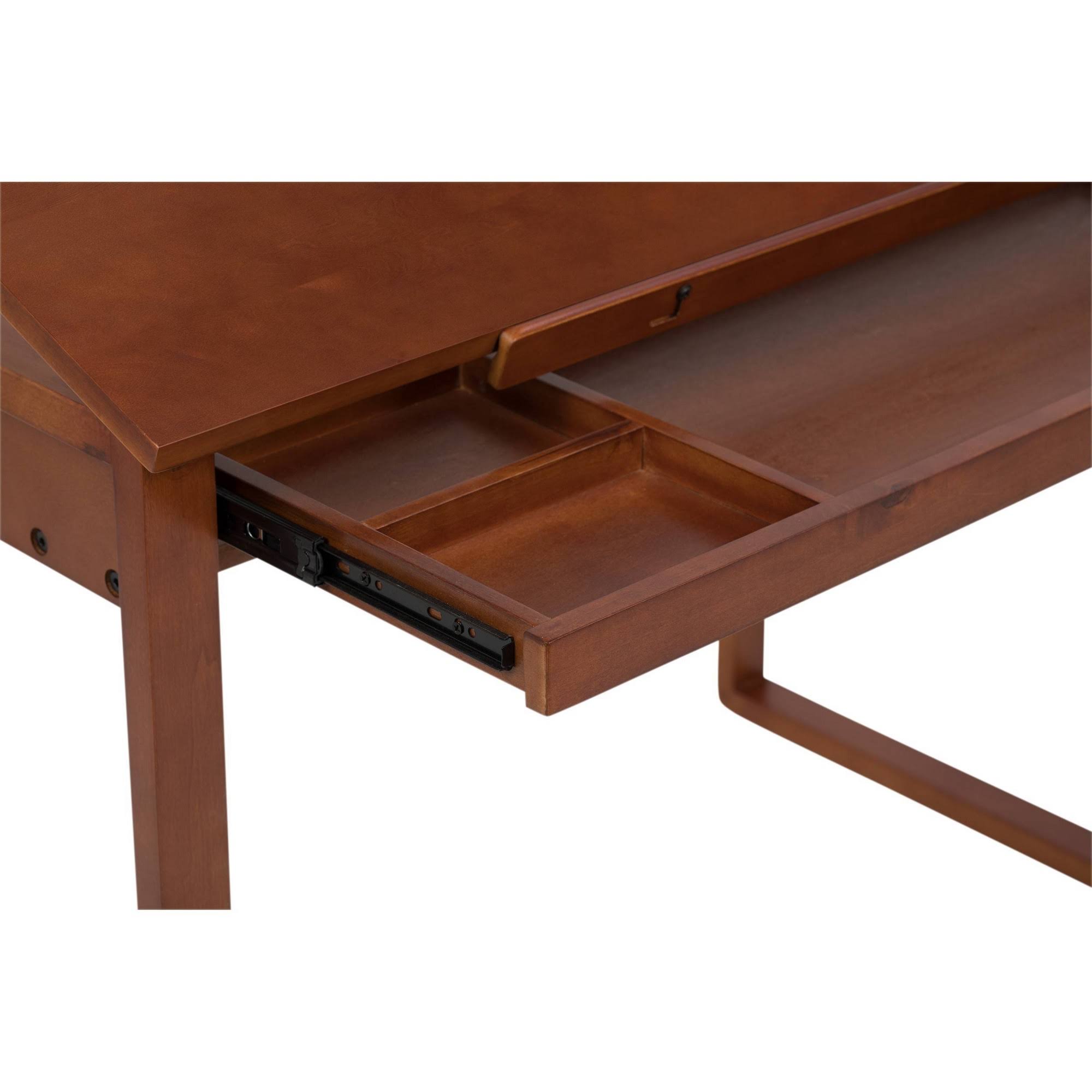 Canvas u0026 Color Wood Drawing Table Sonoma Brown - Studio Designs