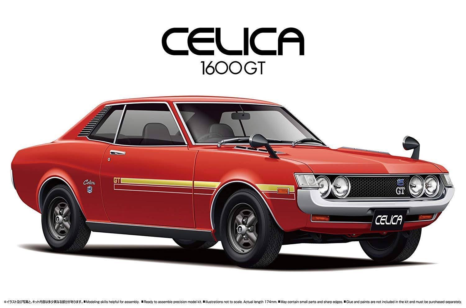 Aoshima 1/24 The Model Car Series No.36 Toyota TA22 Celica 1600GT 1972