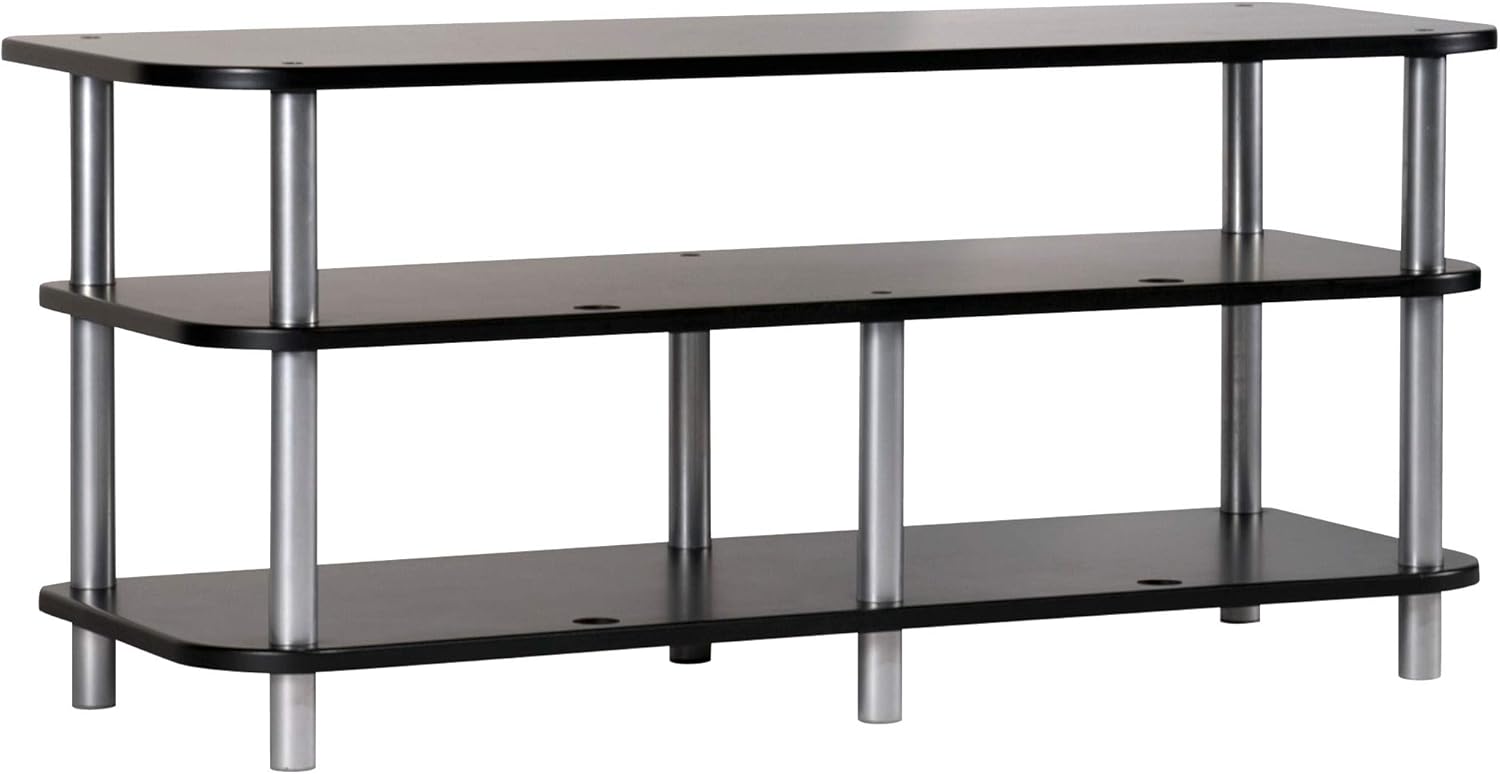 Sanus Heavy Duty Stand For AV Equipment - Extra Long 48" Design Looks Great Holding A TV In The Living Room Or Supporting Up To 400lbs Of Heavy Audio Equipment In The Back Closet