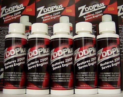 ZDDPPlus ZDDP Engine Oil Additive Zinc & Phosphorus 5 Bottle Pkg Pack of 2