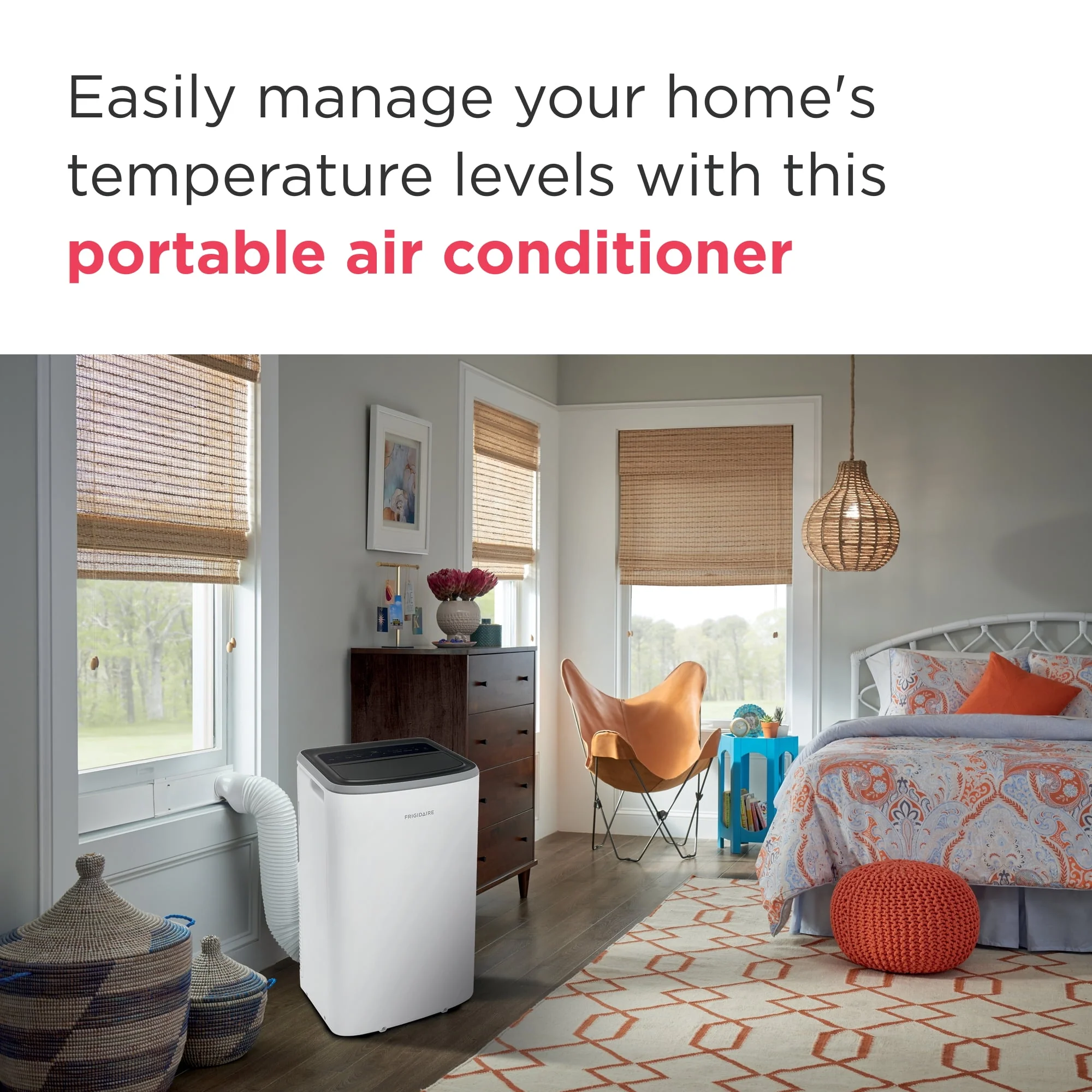 Frigidaire 8,000 BTU Portable Room Air Conditioner with Dehumidifier Mode