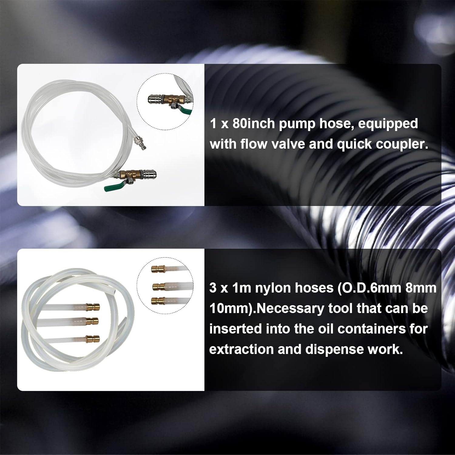 BELEY 10L Manual Automatic Transmission Fluid Refill Pump Set with 20 PCS Adapters to Change ATF Compatible with BMW