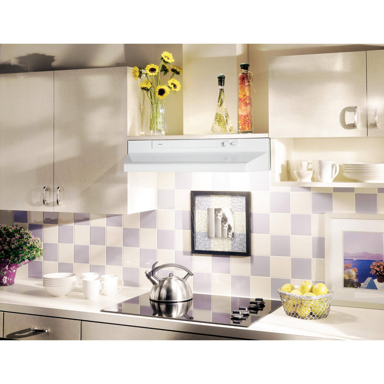 Broan, 463011, 30x22 Under-Cabinet Range Hood, 220 CFM, White