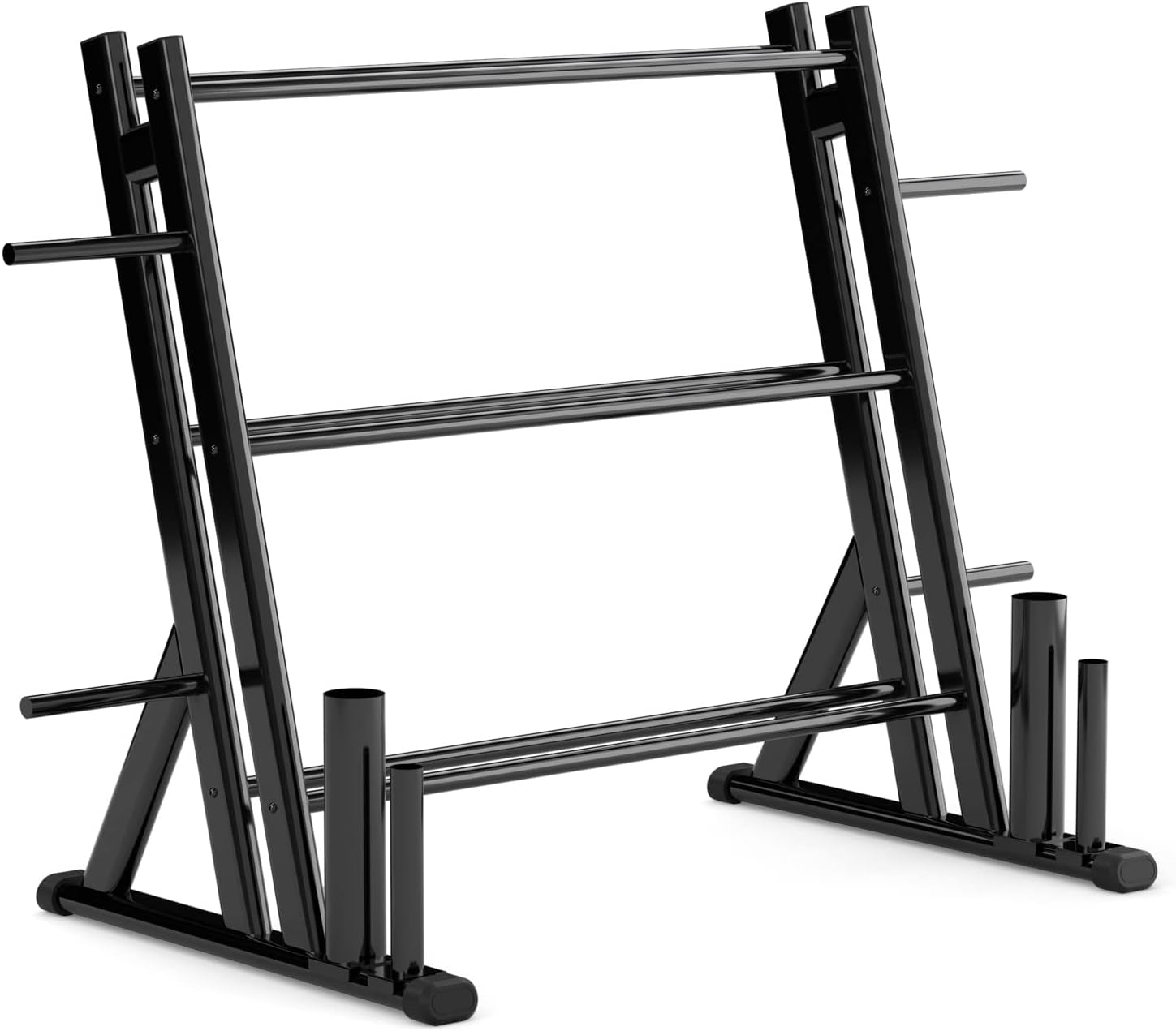 Cozy Castle 3 Tier Metal Steel Dumbbell Rack, Weights Storage Rack for Dumbbells, Dumbbell Rack Stand, Free Weight Stand