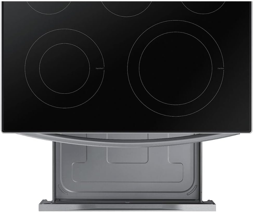 Samsung NE63A6511SS 6.3 Cu. Ft. Stainless Smart Freestanding Electric Range