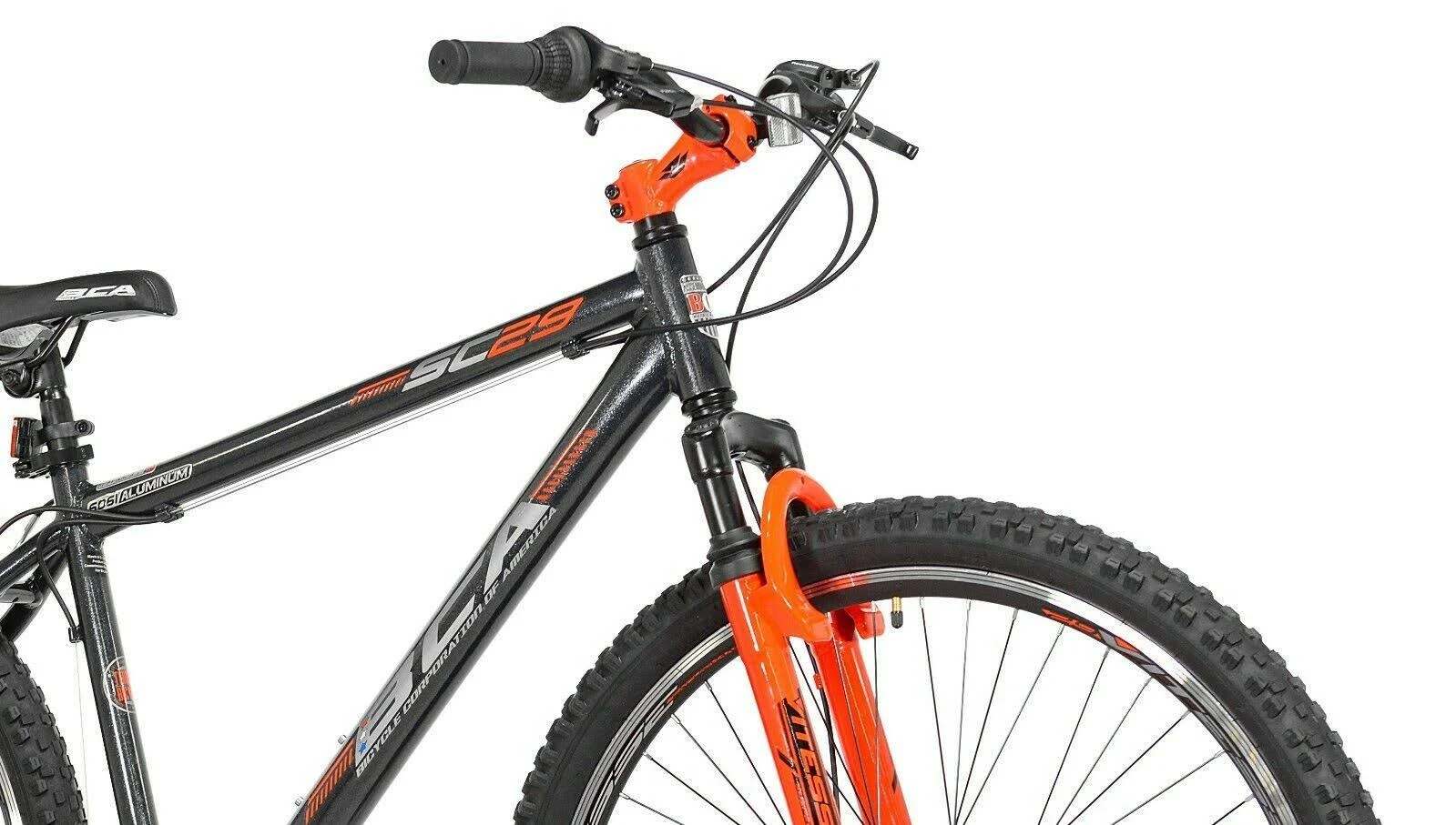 BCA 29 inch SC29 Mountain Bike, Gray/Orange