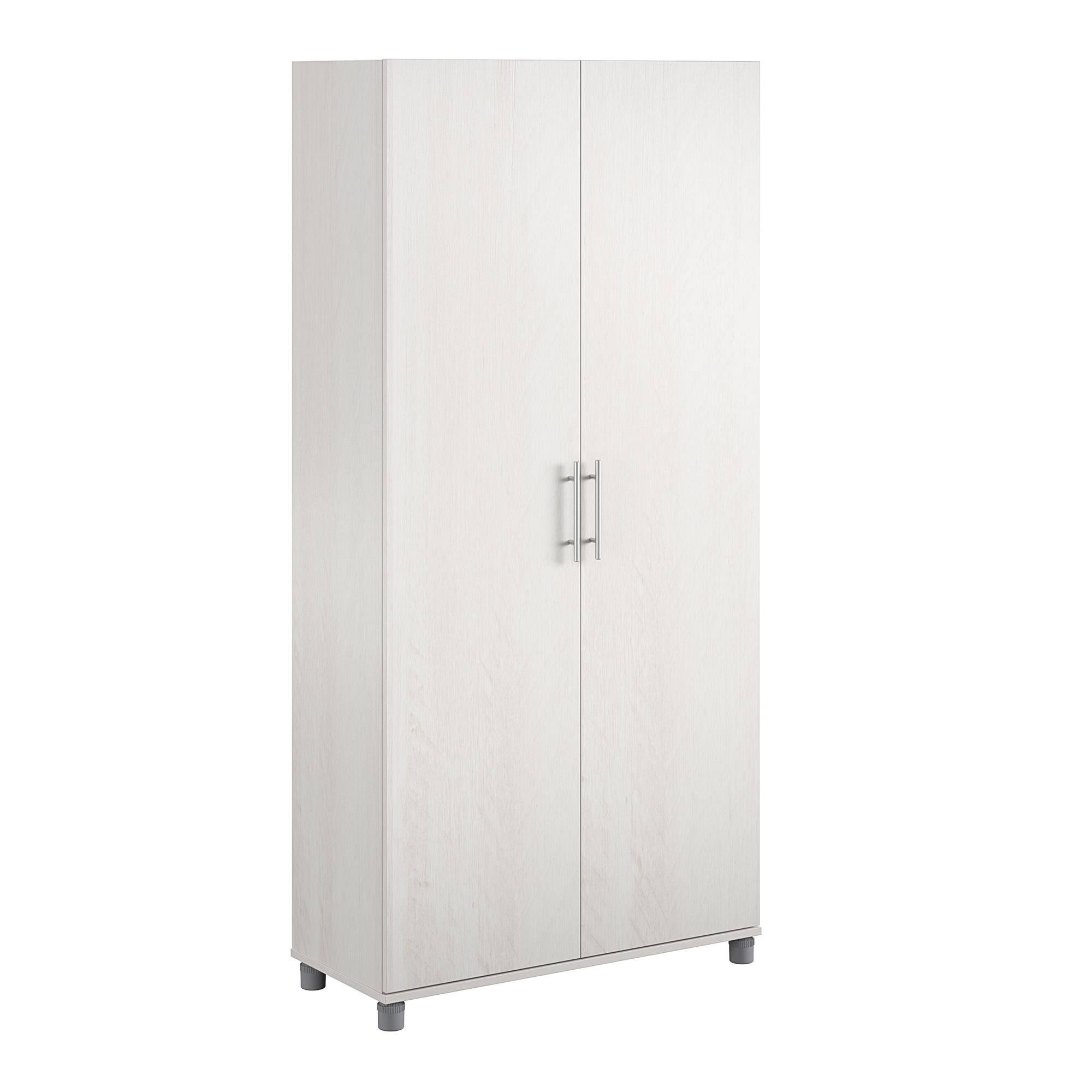 SystemBuild Tamara 36 inch Utility Storage Cabinet - Ivory Oak DO97214