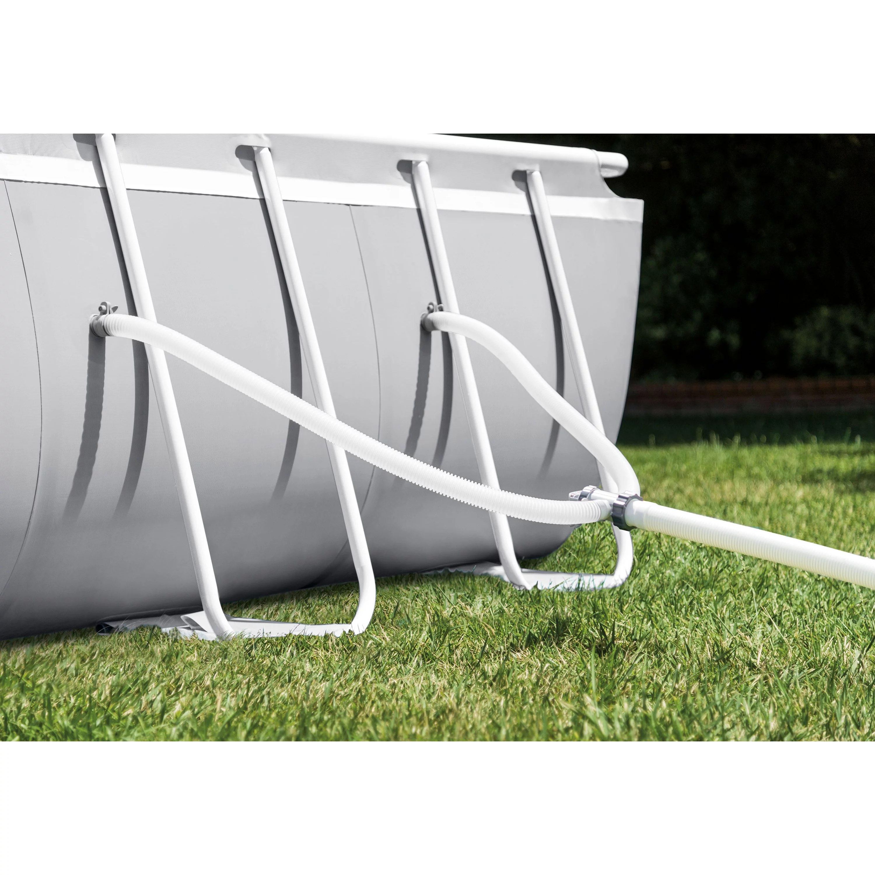 Intex - 20 Foot Prism Frame Oval Pool Set