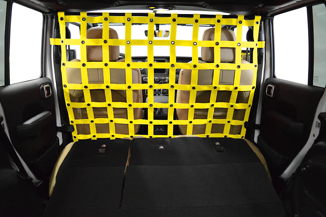 Jeep Wrangler Dirty Dog 4x4 Cargo/Pet Divider; Maroon JL4PD18FMR
