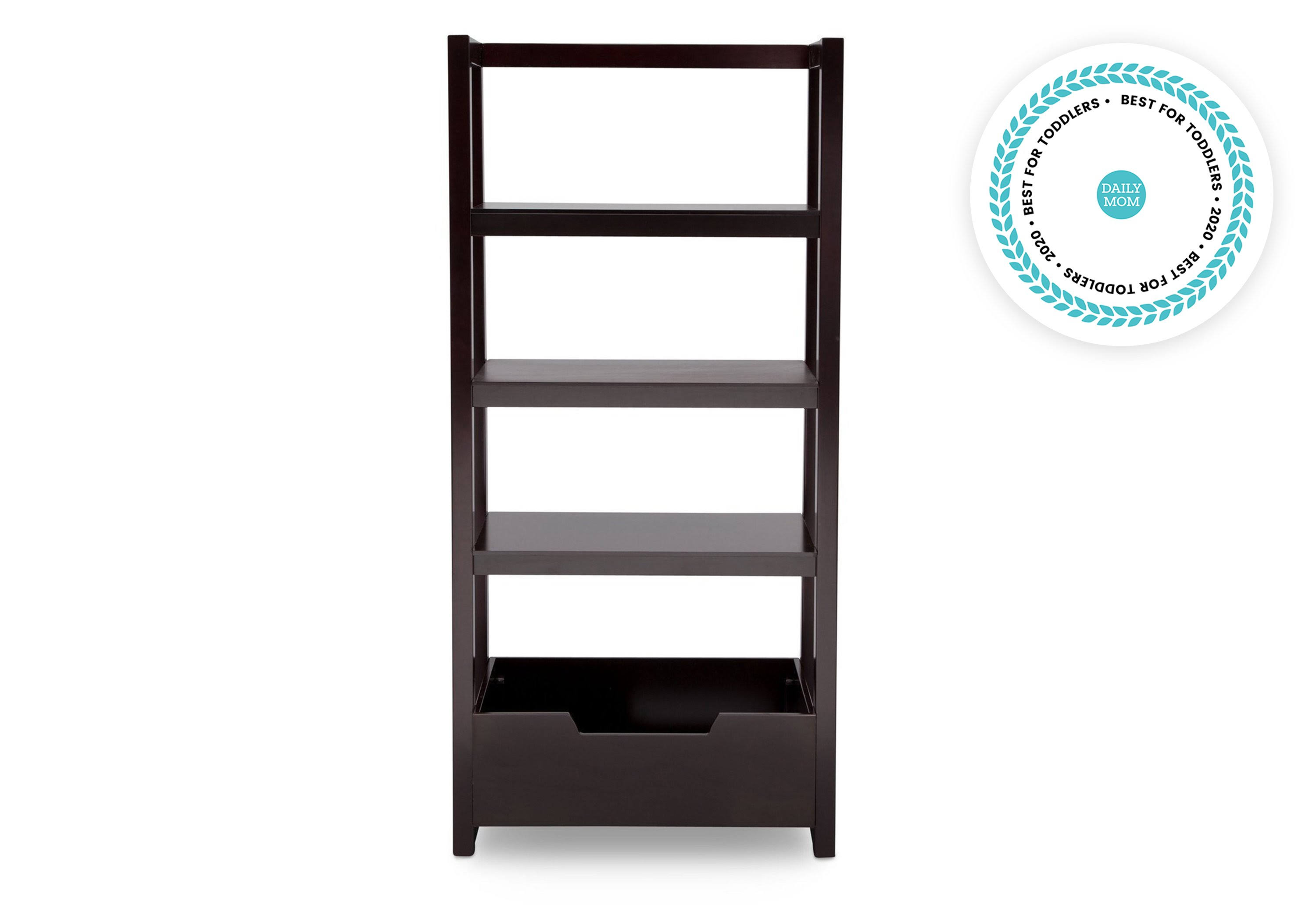 Delta Children Ladder Shelf White Grey