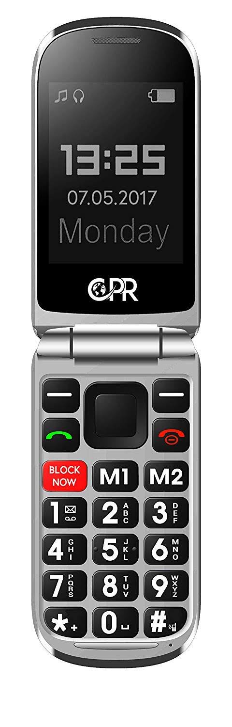 CPR Call Blocker CPR CS900 Flip Phone for Seniors and Elderly with Big Buttons Robocall Blocker and SOS Emergency Assist Functio