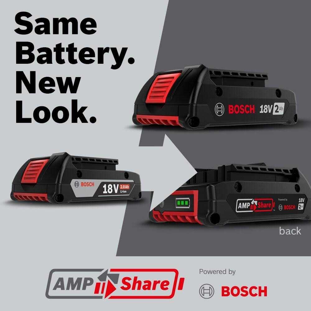 Bosch BAT612-2PK 18V Lithium-Ion SlimPack Battery - Shop Hardware Tools Online Store