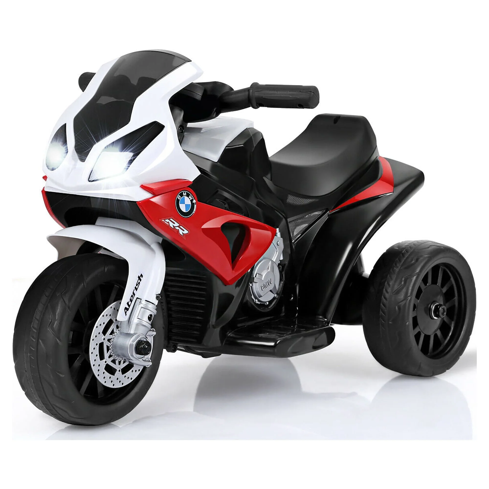 Costway Kids Ride On Motorcycle BMW Licensed 6V Electric 3 Wheels Bicycle with Music & Light (Suitable for 18-36 Months Age)