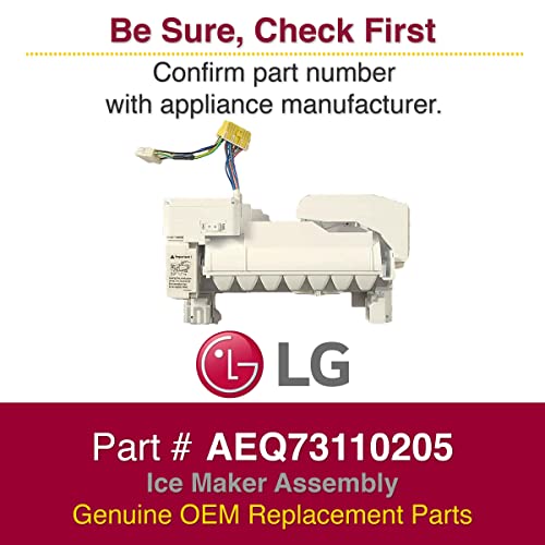 LG Aeq73110205 Refrigerator Ice Maker Assembly Ice Maker