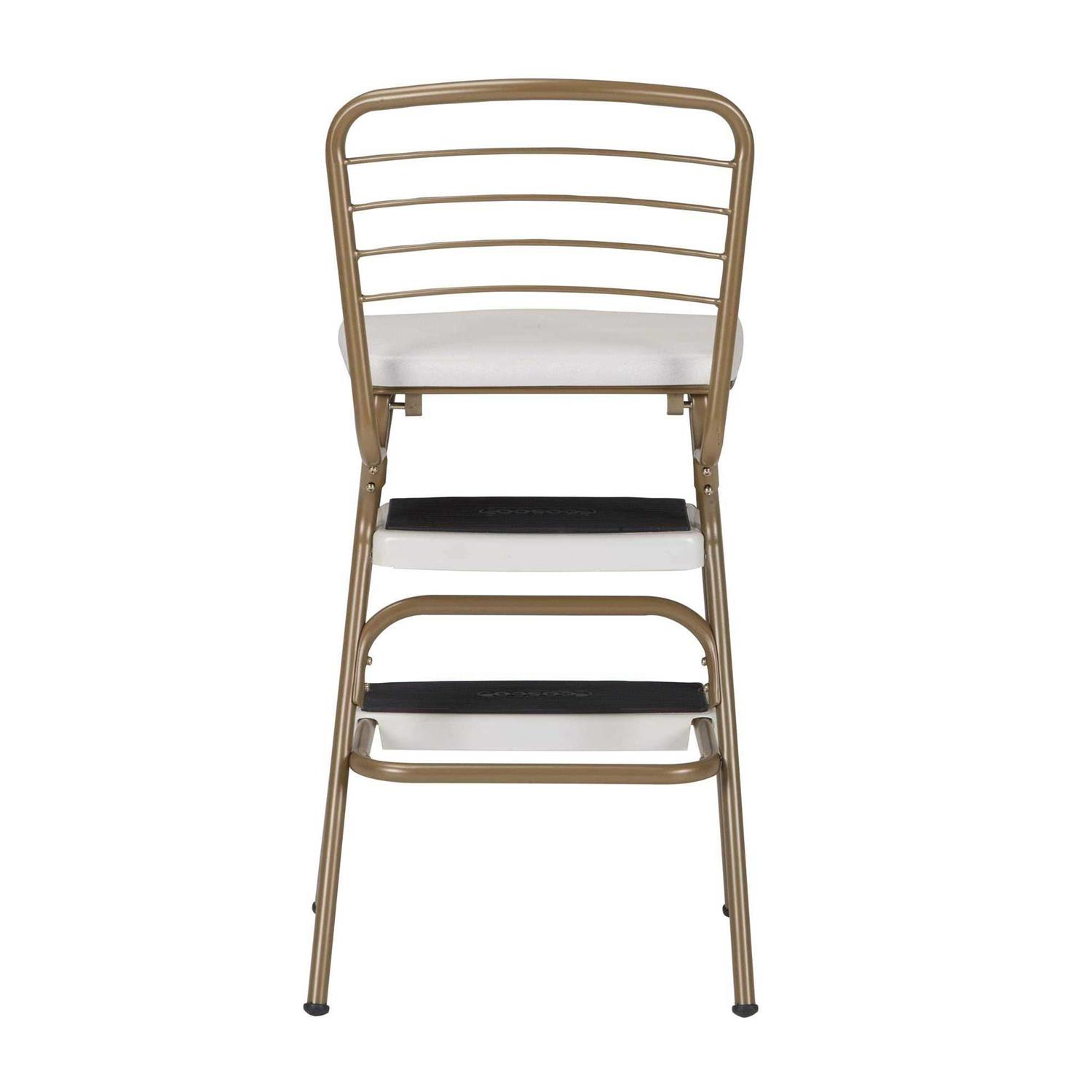 Cosco Stylaire Retro Chair/Step Stool with Flip-Up Seat - Shop Hardware Tools Online Store