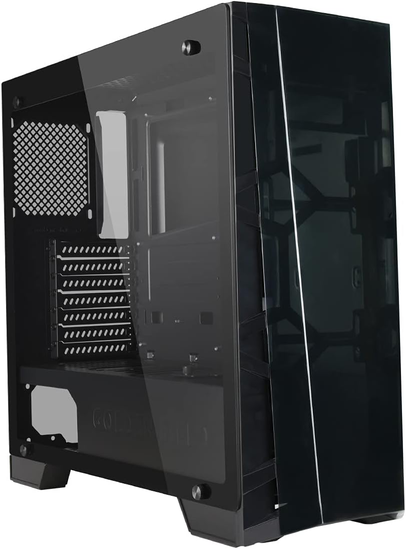 GOLDEN FIELD Z7 Computer Case Gaming PC Case ATX Case Micro ATX / ITX Mid Tower Desktop Computer Shell Case